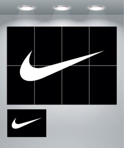nike logo poster
