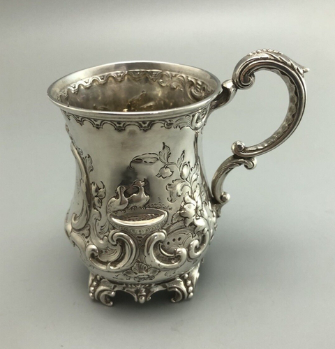 Victorian Silver Christening Mug Martin Hall Sheffield 1879 134g AELZX - Picture 6 of 6