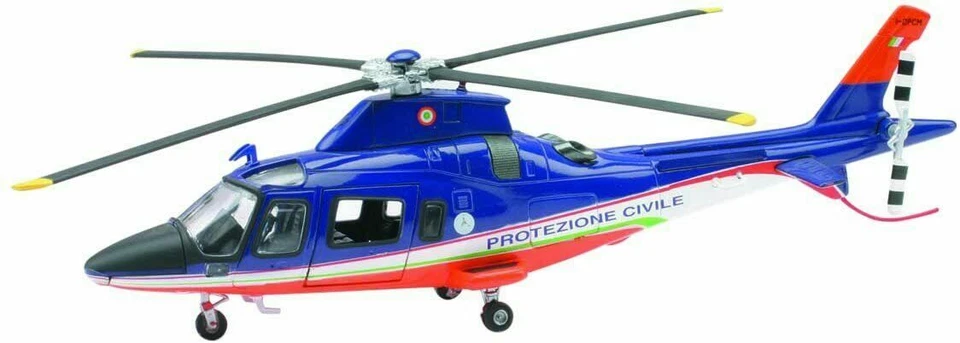 ELICOTTERO PROTEZIONE CIVILE AW109 CON SUPPORTO - Immagine 2 di 2