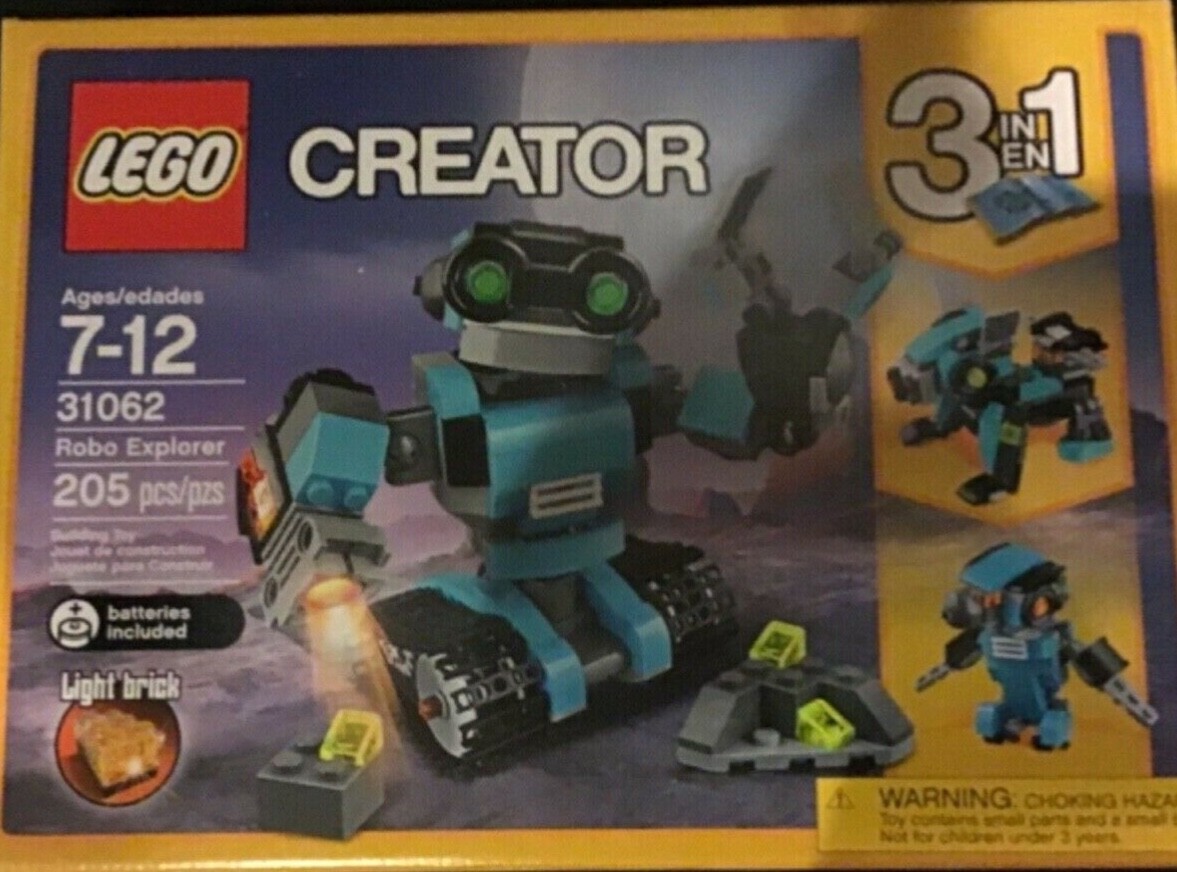 lego creator robo explorer 31062 robot toy