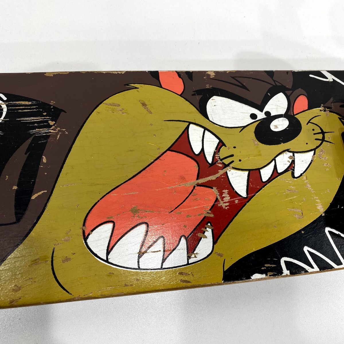 VTG 90s Warner Bros Taz Tasmanian Devil Looney Tunes Skateboard