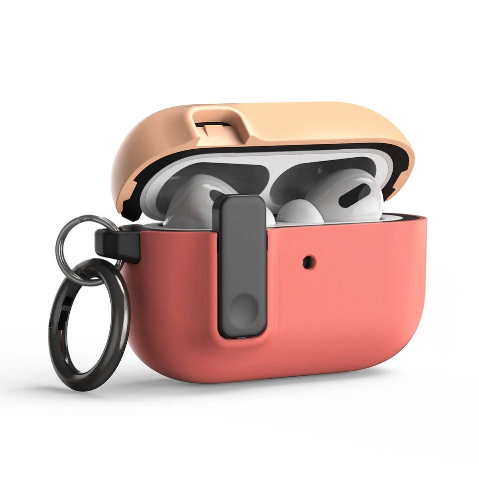 Funda protectora para Apple AirPods Pro 2da/1ª generación diseño VRS [bloqueo moderno] Foto 2 de 4