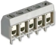 Camdenboss (CTB5000/5) 13.5A Low Profile 5 Way PCB Terminal block, 5mm Pitch