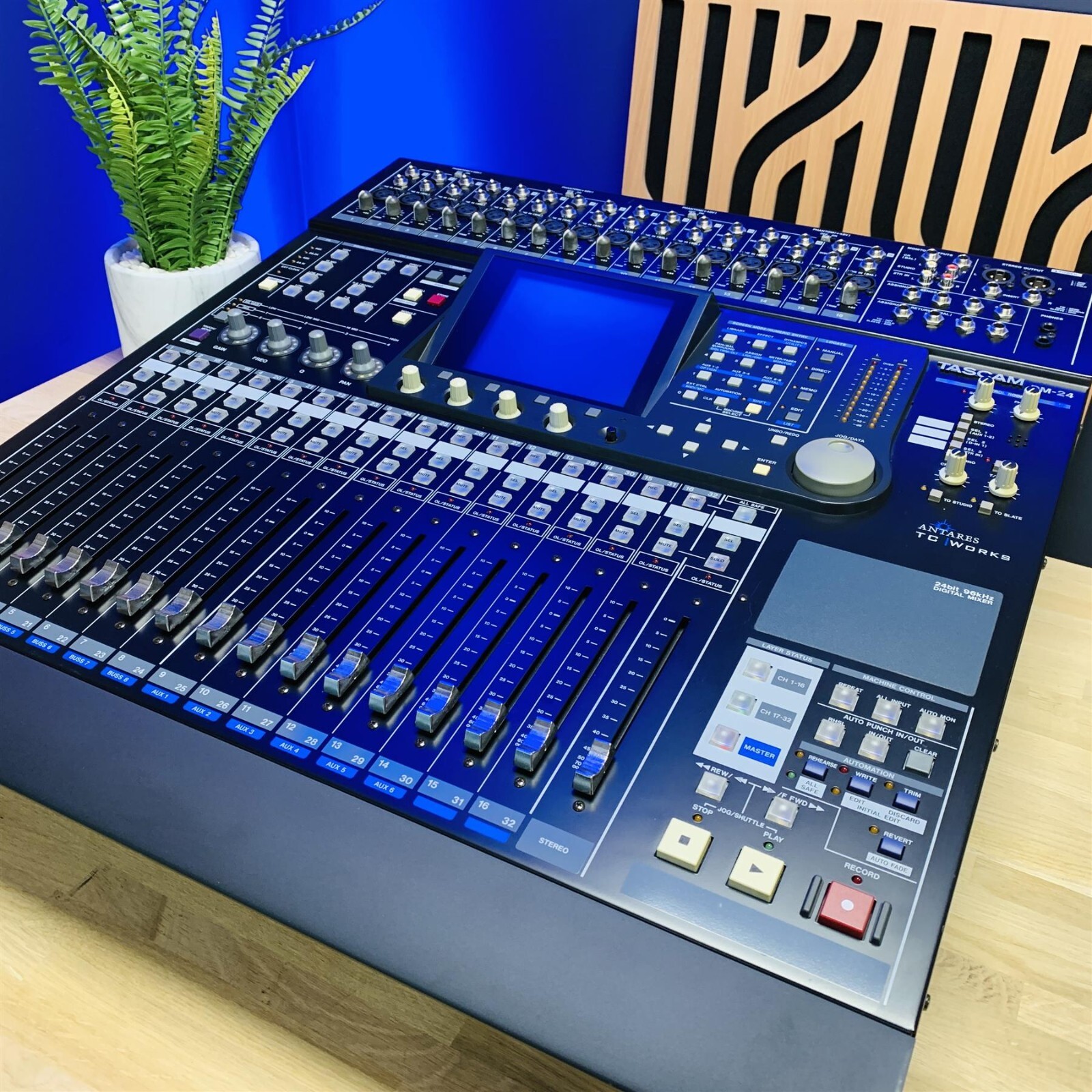 Tascam DM24 Digital Mixing Desk Mixer With VDU Display Inc Warranty eBay