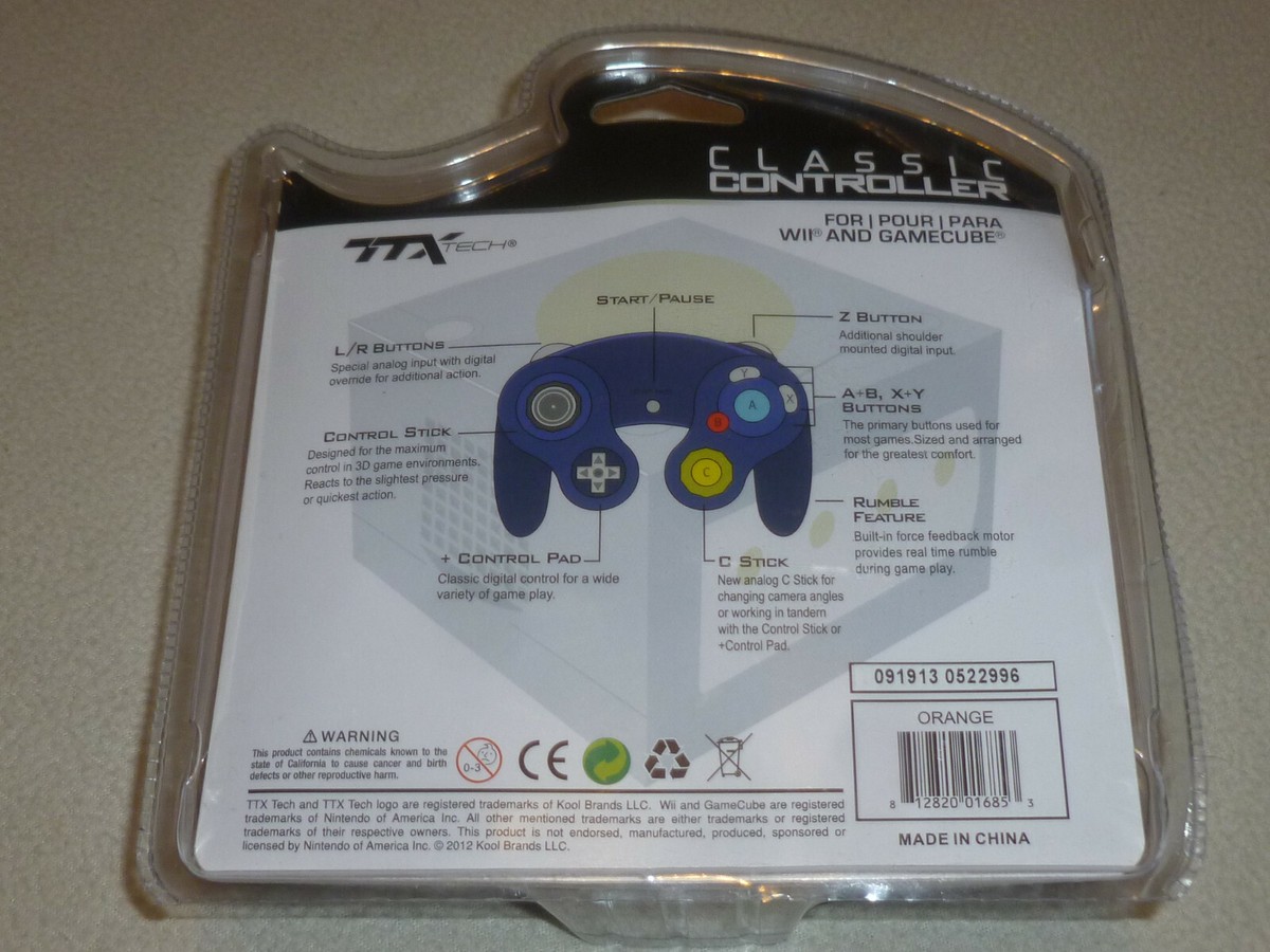 ゲームキューブ NEW NINTENDO GAMECUBE ORANGE GAME TECH TTX TECHNOLOGY