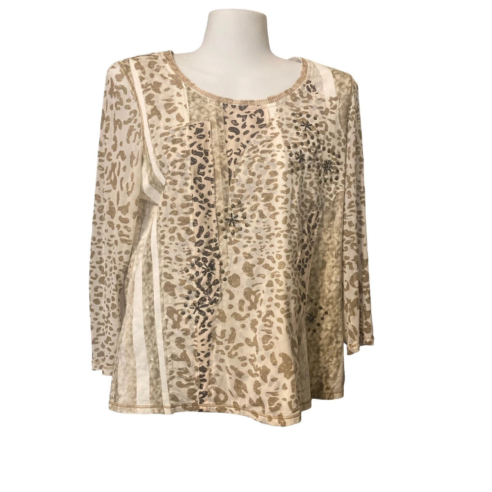 Camisas para mujer Coldwater Creek con estampado de animales