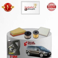 Set Service 4 Filter Und ÖL Ford S-MAX 2.0 Tdci 85KW 115CV Von 2006->
