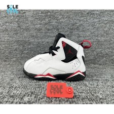 Nike Air Jordan True Flight TD TODDLERSWhite Black Shoes 343797-160