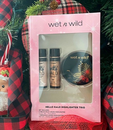 Wet n Wild Hello Halo Resaltador 3 Piezas Set de Regalo NUEVO - Imagen 1 de 4