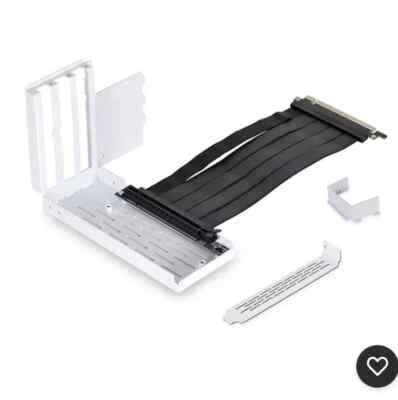 Lian-Li O11D Evo Vertical Gpu White Kit 011DE-1W Gen 4.0 PCIE Riser Cable NEW