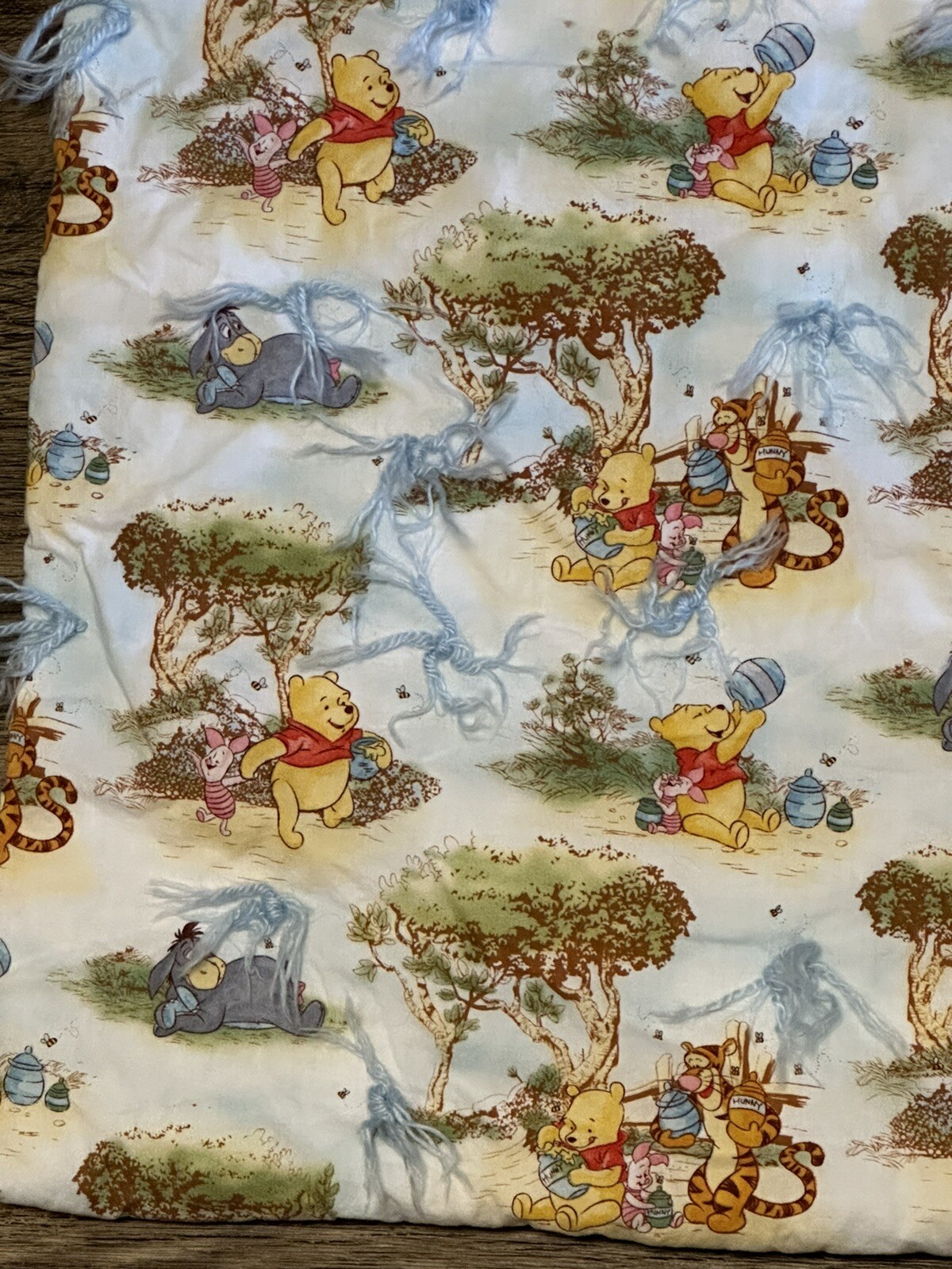 vintage winnie the pooh baby blanket Pooh Bear Eeyore Piglet