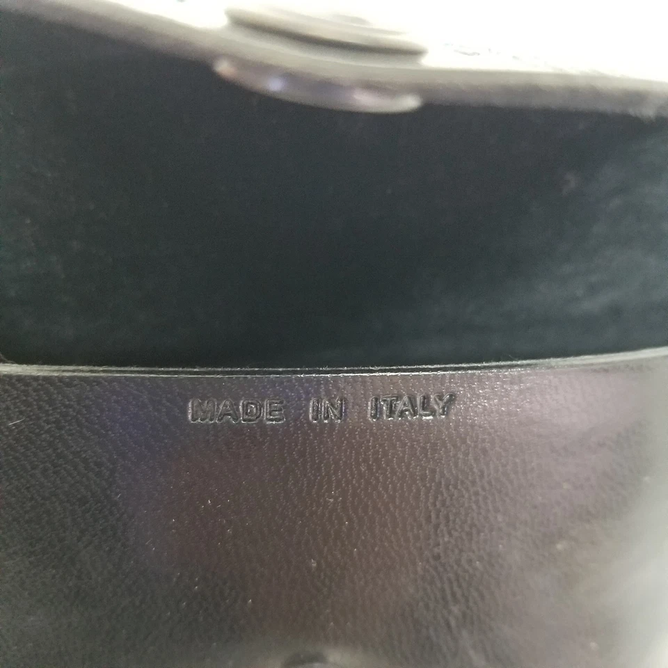 Estuche para gafas de sol Sergio Tacchini carcasa de vinilo negro transporte de viaje SOLO ESTUCHE Foto 4 de 4