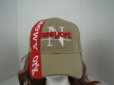 New York Cap Hat with Hook and Loop Closure | eBay
