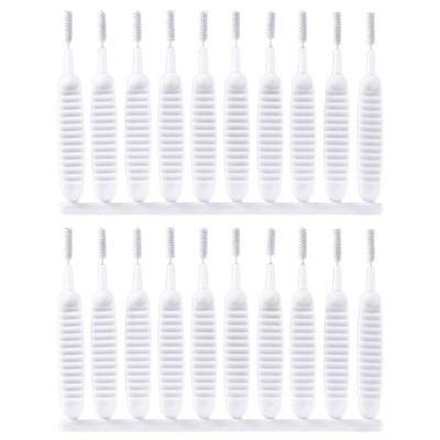 20/30pcs Showerhead Cleaning Brush Shower Nozzle Anti-Clogging Small Brush