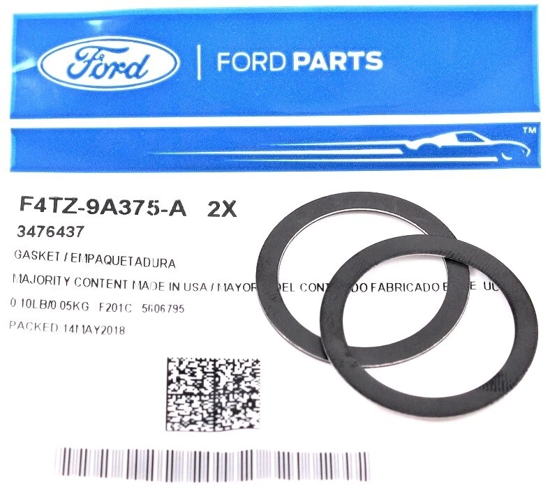 Bomba de combustible mecánica Powerstroke Carter de 7,3 L y kit de línea de mangueras arandelas Banjo OEM Foto 3 de 4