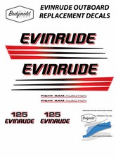 EVINRUDE FICHT RAM INJECTION 125hv Perämoottori   tarrat/stickers