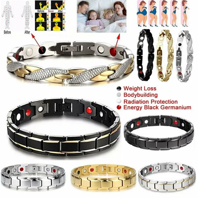 Magnetic shop steel bracelet
