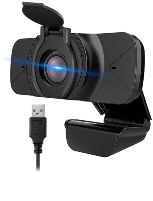 NZACE 1080P Webcam With Microphone Web Cam USB Camera Computer HD Streaming 
