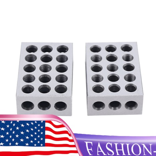 10pc 1-2-3" Precision Blocks 23 Holes Set up Block Set 0.0001" Matched Mill HOT - Picture 6 of 9