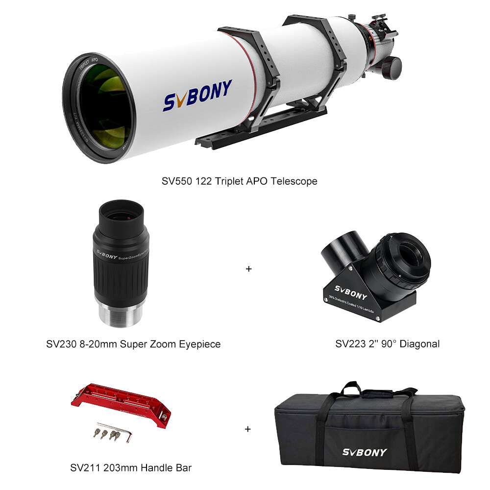 SVBONY SV550 122mm f/7 Astronomical Telescope Set For Visual
