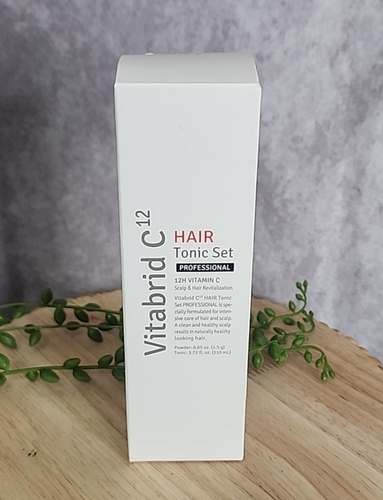 Vitabrid C12 Hair Tonic Set Professional Powder 0.05 OZ & Tonic 3.72 Oz