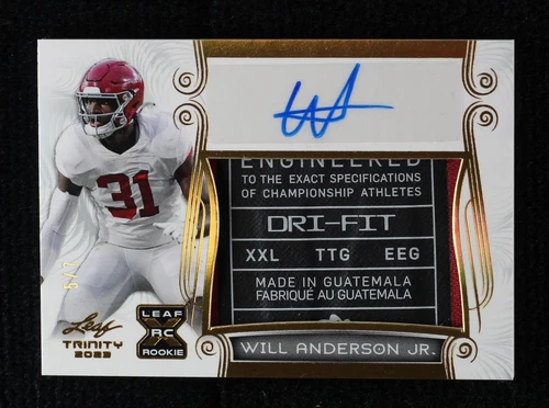 2023 Leaf Trinity Will Anderson #PA-WAJ