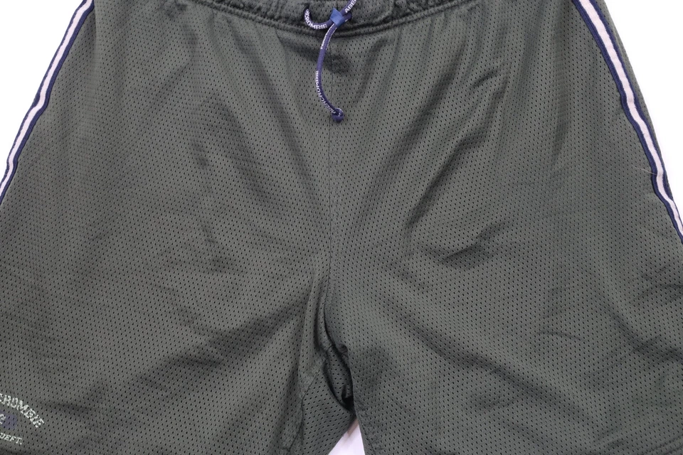 Pantalones Cortos De Colección Abercrombie & Fitch Para Hombres Grandes Desteñidos Deletrear Malla Pesada Foto 3 de 4