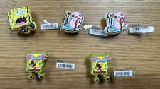 Crocs Jibbitz Spongebob Charms Lot Of 5 