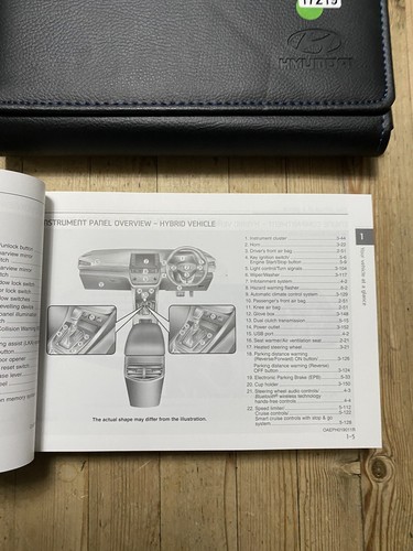 16-22 HYUNDAI IONIQ ELECTRIC OWNERS HANDBOOK MANUAL + NAV & WALLET 2019 REF17219 - Picture 13 of 24