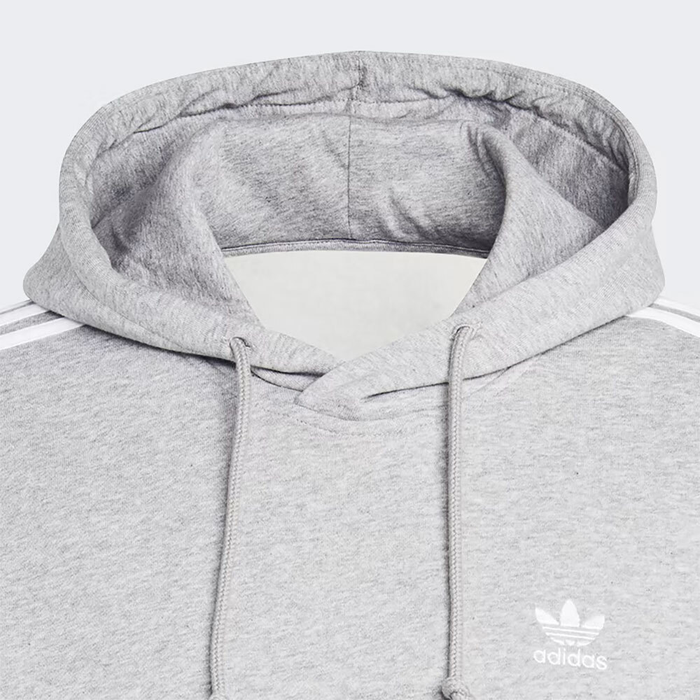 Adidas Original Mens ADICOLOR CLASSIC 3S HOODIE IL2496 GREY