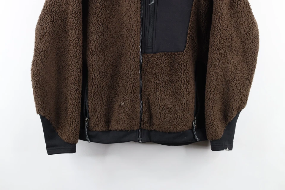 Chaqueta polar vintage Mountain Hardwear para mujer mediana envejecida pelo profundo marrón Foto 3 de 4