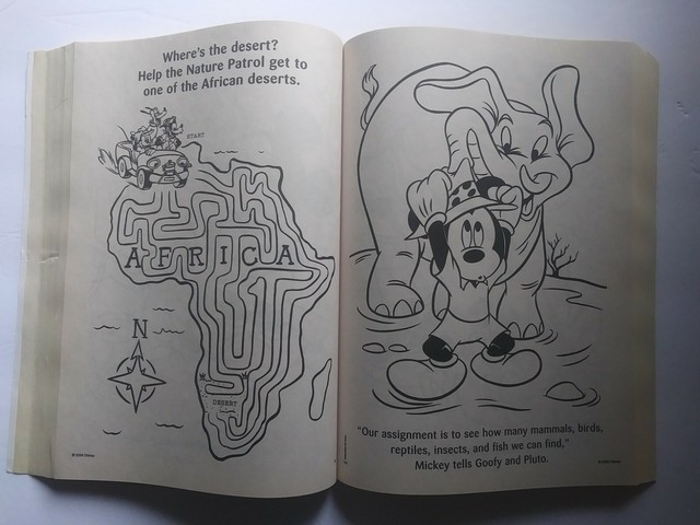 Disney Mickey Mouse And All His Friends 400 Pages Of Coloring Fun 2006 Coloring Connect The Dot Book For Sale Online Ebay