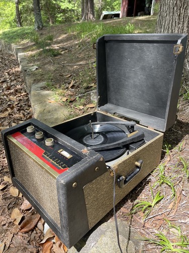 Vintage WEBCOR HIGH FIDELITY Holiday Phonograph Record Player/Radio EP1891-1 - Picture 3 of 4