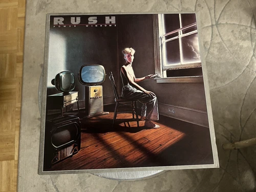 1985 Rush LP POWER WINDOWS Mercury 826098-1 NM shape COVER & RECORD; 1st PRESS.
