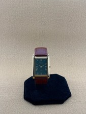 GREEN Vintage Seiko Slim Quartz Men's Wrist Watch