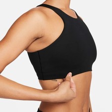 Nike One Women's Medium-Support Lightly Lined Sports Bra Size Small FN2698-010 
