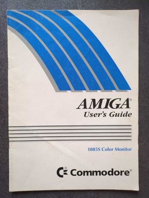 Commodore Amiga 1085S Color Monitor * User s Guide * Handbuch/Anleitung
