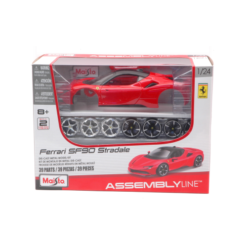 Ferrari SF90 Stradale 2020 Red Kit 1:24 Maisto Kit Auto -D- Neues Modell-image