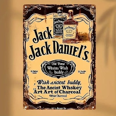 Blechschild Jack Daniels Retro Vintage 30x20cm TEL1273