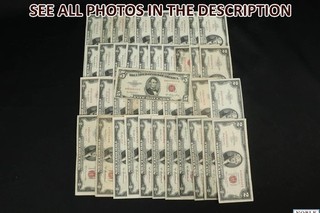 US Legal Tender Lot $2 $5 Small Size Fr. 1532 Fr. 1513 Fr. 1508 $85 FV (ST)