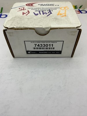 NEW DURALABEL DLP9 4.3X984 PREMIUM WHITE RIBON LABEL PN 7433011
