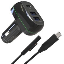 Surface Surface Laptop Car Charger, USB Car Charger with Surface 7/6/5/4/3, S...