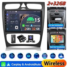 Android 15 F&uuml;r Mercedes Benz W203 W209 W168 2+32G Autoradio GPS Navi DAB+ RDS BT
