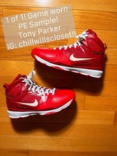 1 of 1 SAMPLE! Tony Parker Game Worn! All STAR! Nike SB Dunk Prototype Look See