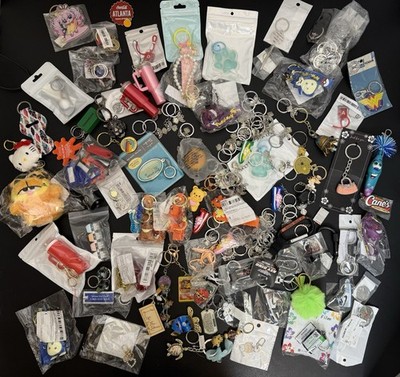 5 Lb Pound  Lot Huge Assortment Of Keychains