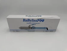 BaBylissPRO Nano Titanium Spring Curling Iron, 1.5" Professional Hair Curler