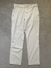 Boys Vineyard Vines Performance Size 16 Tan Golf Dress Pants Adj. Waist