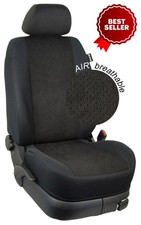 VW Bora 1997-2005 Maß Sitzbezüge Schonbezüge Komplettset: Alcantra/AIR/schwar