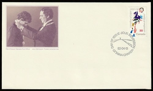 Canada #915, Terry Fox, Marathon of Hope, Official First Day Cover, FDC 1982