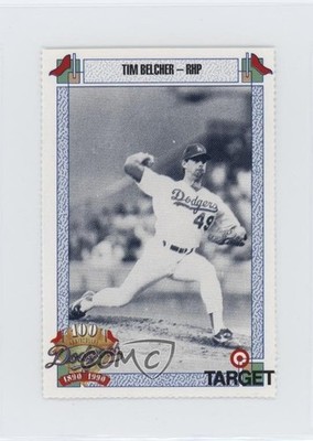 1990 Target Dodgers 100th Anniversary Tim Belcher #45 0d4v